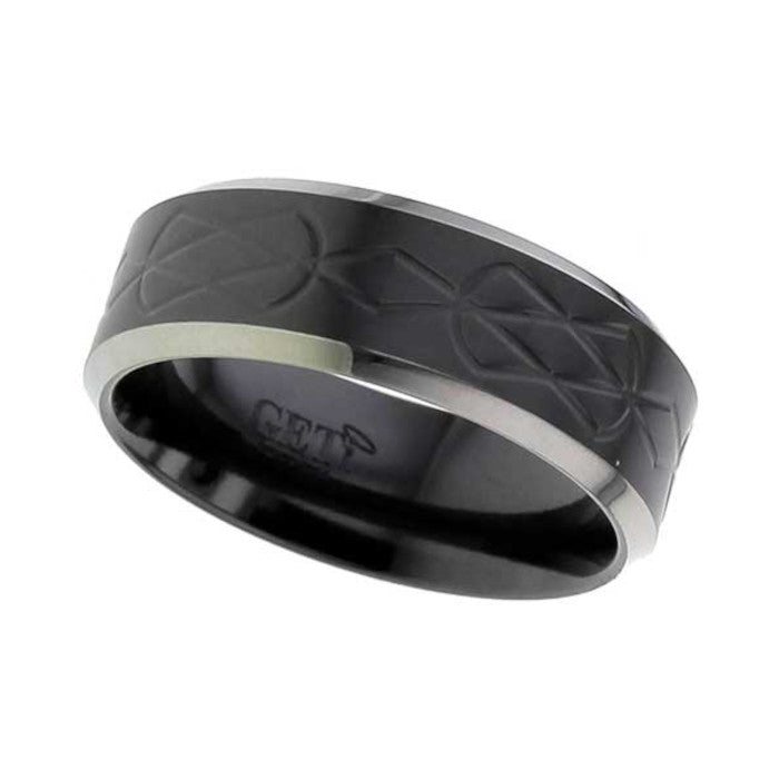 Zirconium Celtic Knotwork Ring - Z147BCHR