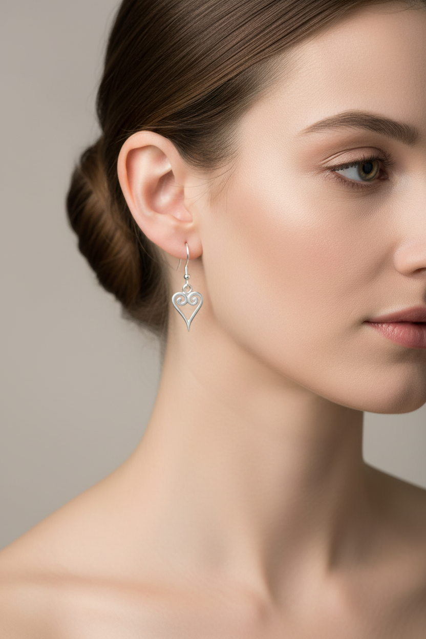 Viking Heart Earrings - 34E Celina Rupp