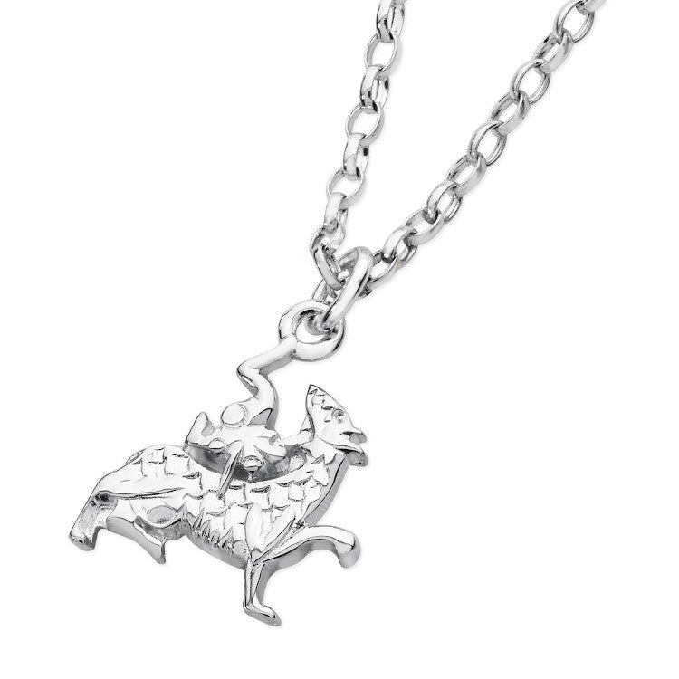 Maeshowe Dragon Sterling Silver Pendant - 12139
