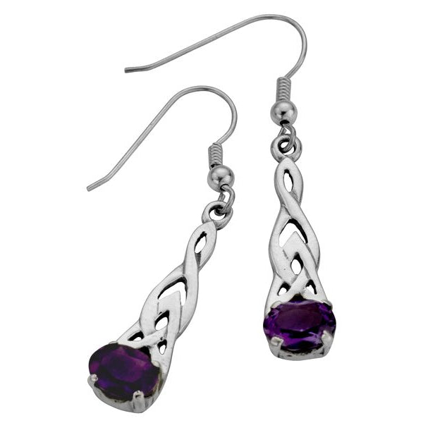 Islay Celtic Drop Earrings - NO128 Celtic Art