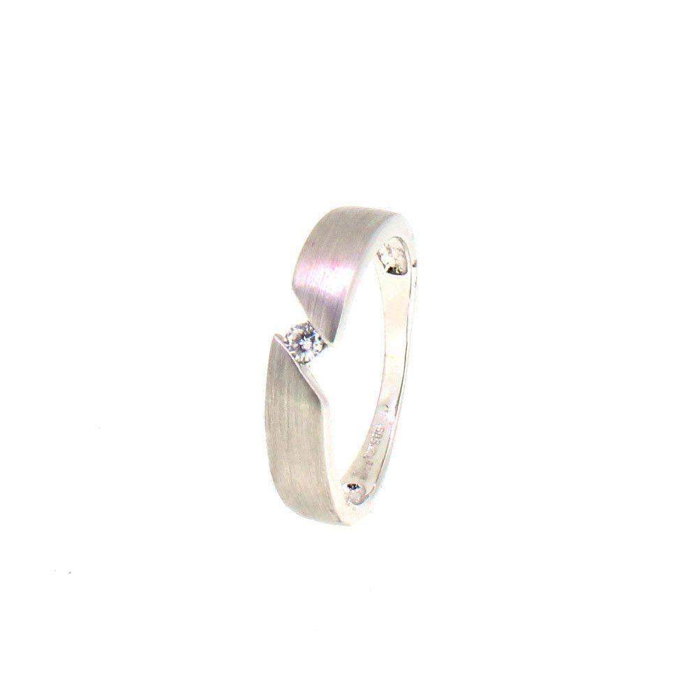 14 Carat White Gold Diamond Ring 45147-Ogham Jewellery
