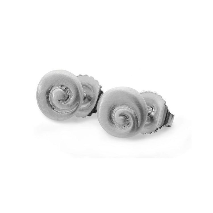 Crest Sterling Silver Stud Earrings - 14117