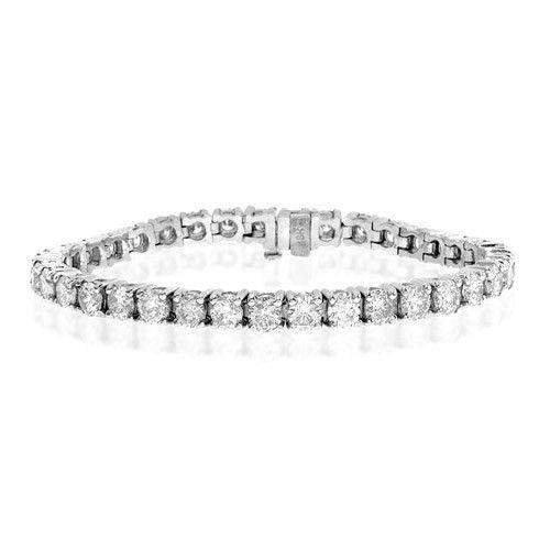 18ct White Gold & Diamond Bracelet - H1117-Ogham Jewellery