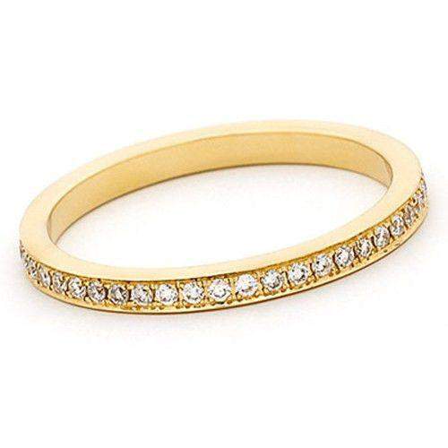 18ct White, Yellow or Rose Gold 0.33Ct Diamond Eternity Ring - 1R16-18D-Ogham Jewellery