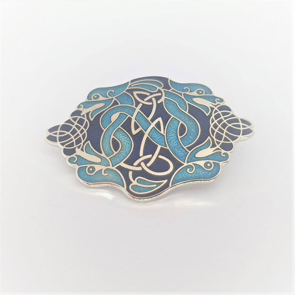 Sea Gems Celtic Brooch - 7499