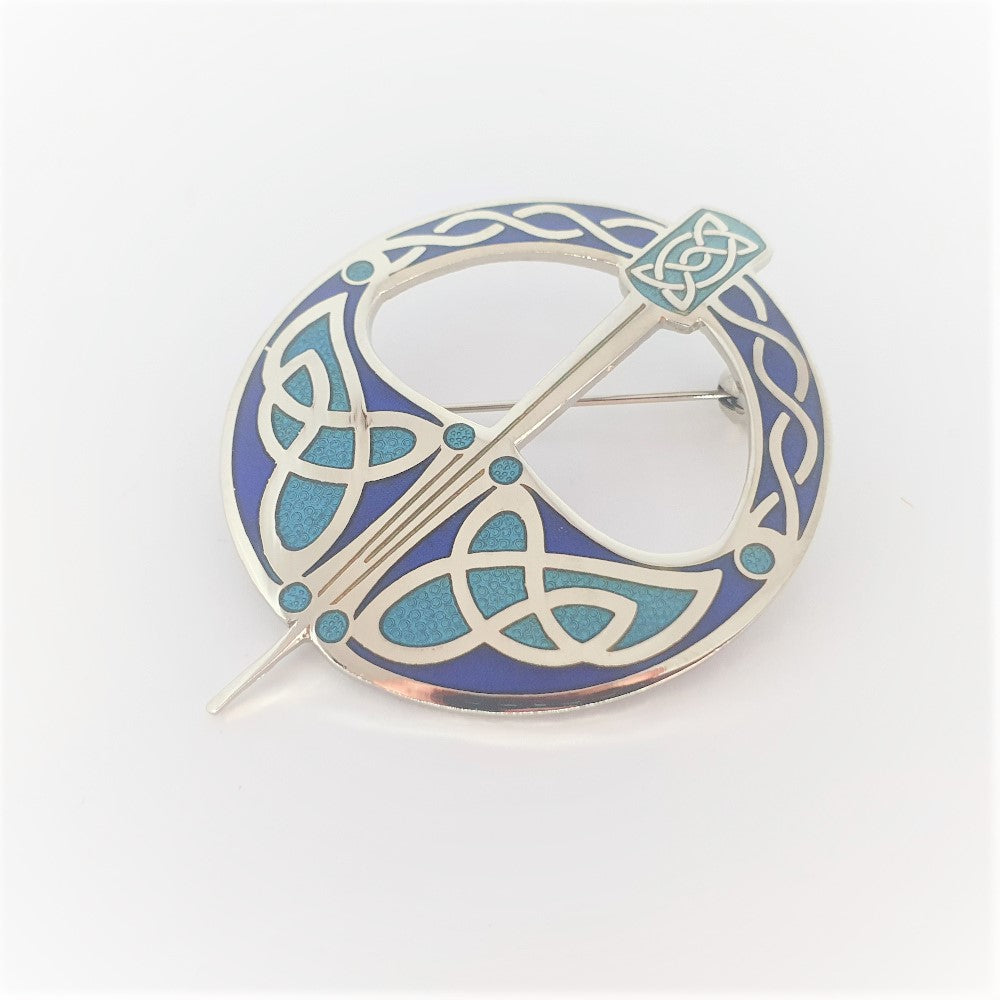 Sea Gems Celtic Brooch - 7554
