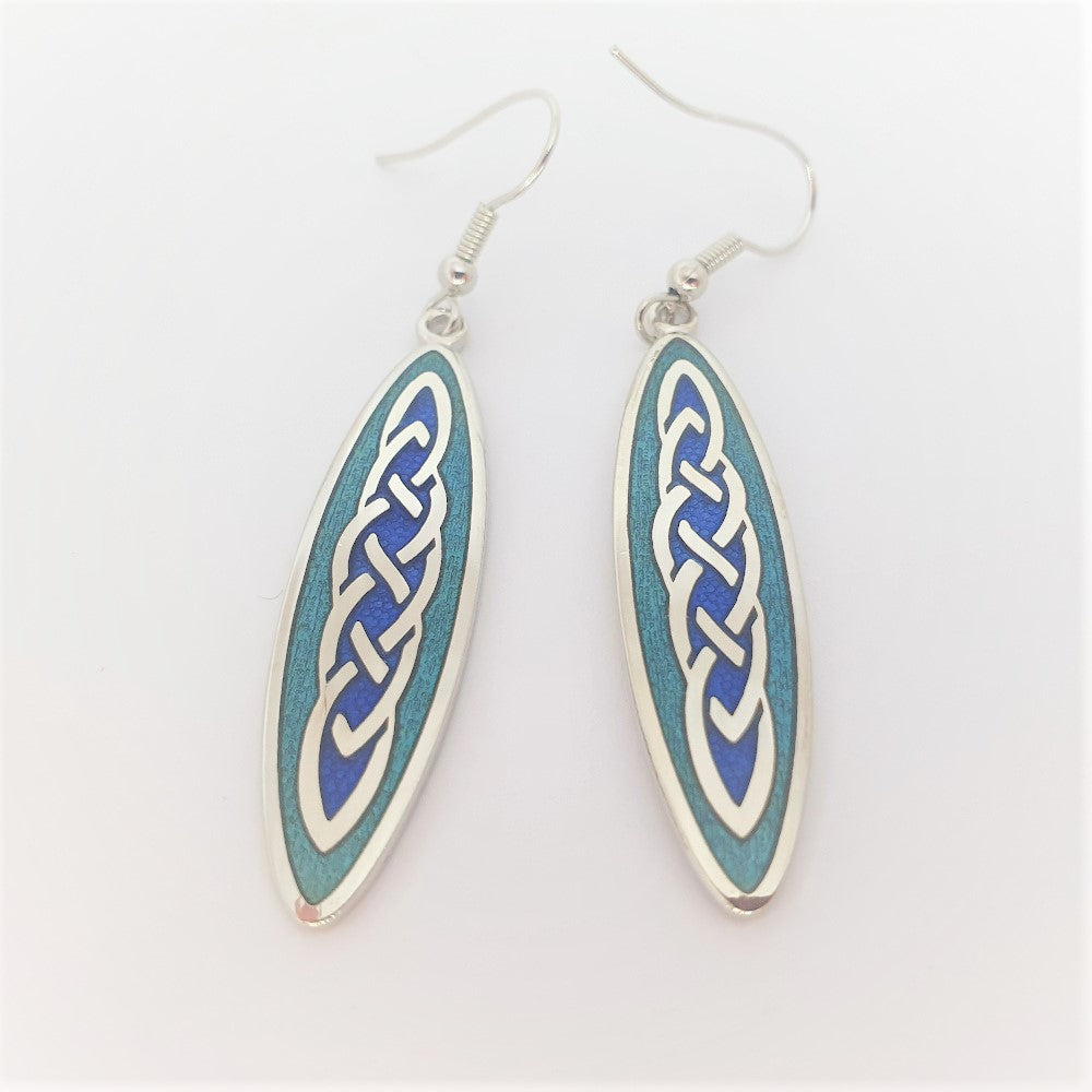 Sea Gems Celtic Drop Earrings -  7380