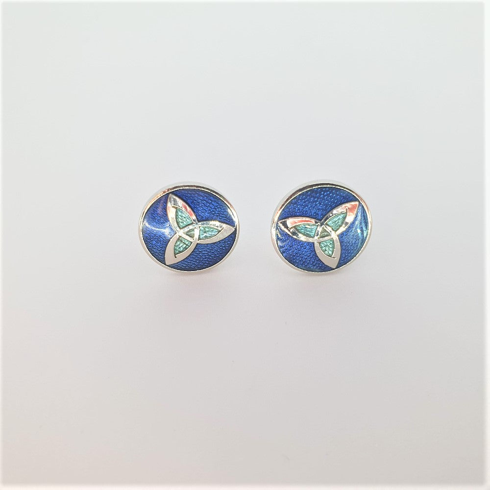 Sea Gems Celtic Triquertra Stud Earrings -  7640