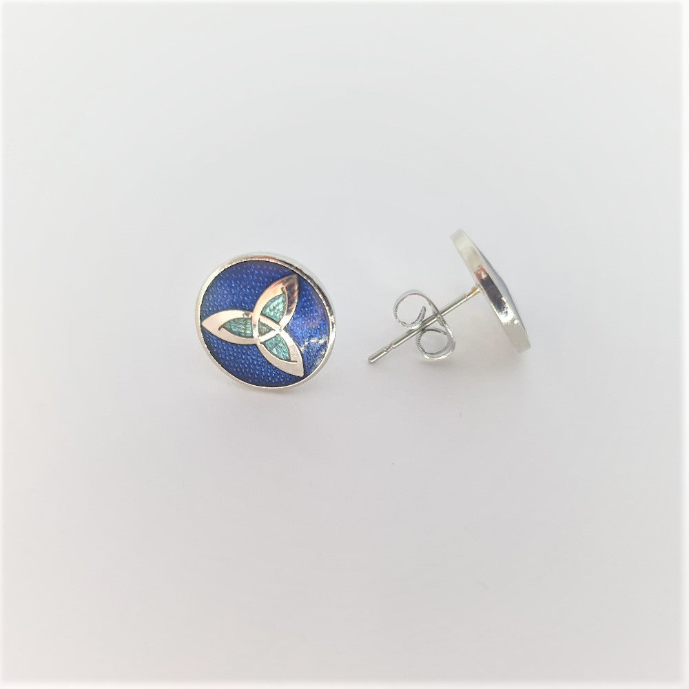 Sea Gems Celtic Triquertra Stud Earrings -  7640