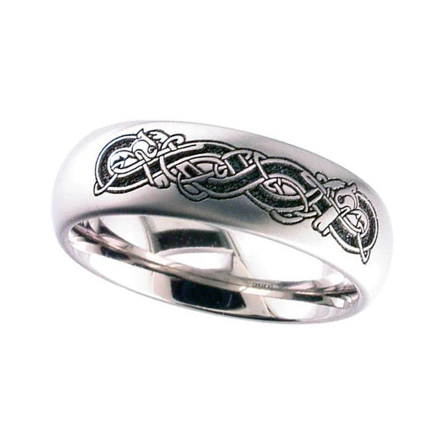 Celtic Titanium Ring - 2204-CD18