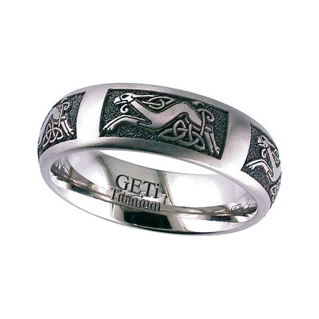Titanium Celtic Ring - 2204-CD1