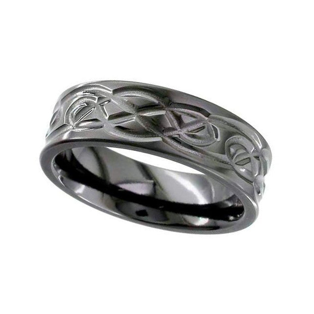 Zirconium Celtic Knot Ring - 4062B