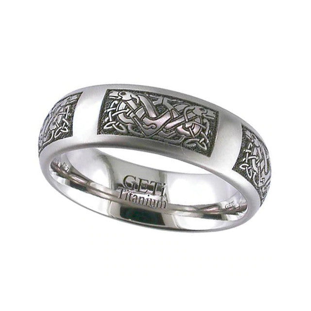 Celtic Titanium Ring - 2204-CD4