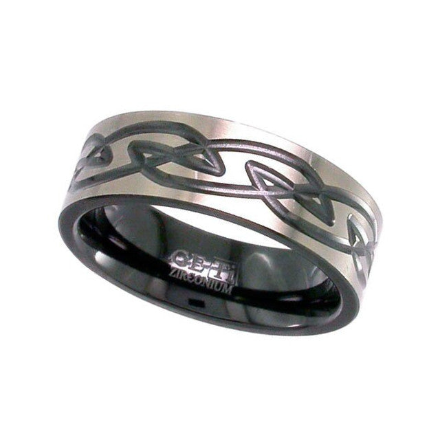 Zirconium Celtic Ring - 4059RB GET