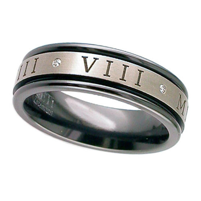 Zirconium and Diamonds Ring - 4017RBRNDS