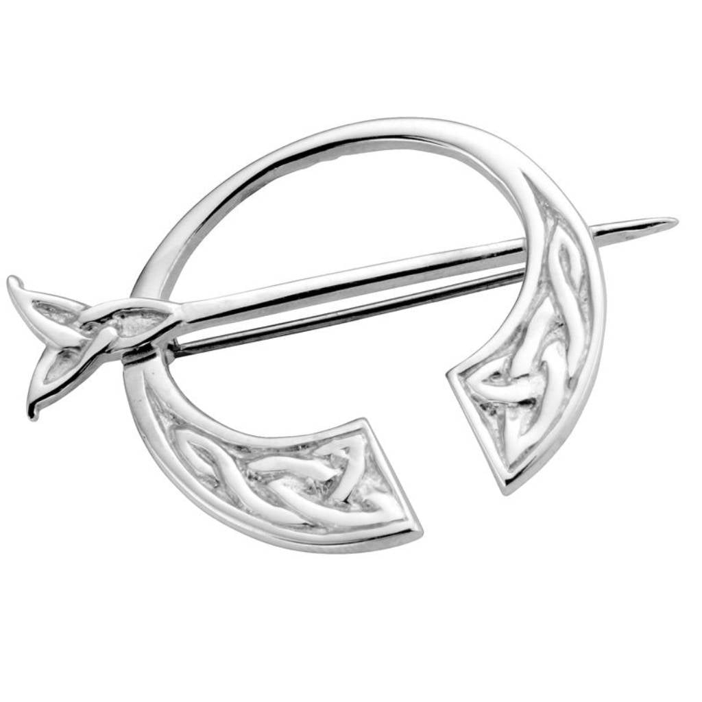 Sterling Silver Celtic Pennanular Brooch - NO082 Celtic Art