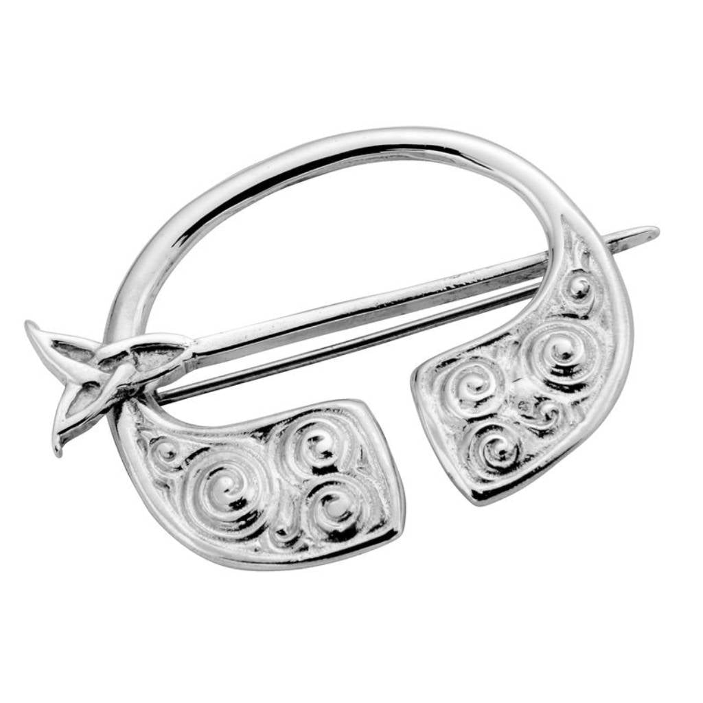 Sterling Silver Celtic Pennanular Brooch - NO083 Celtic Art