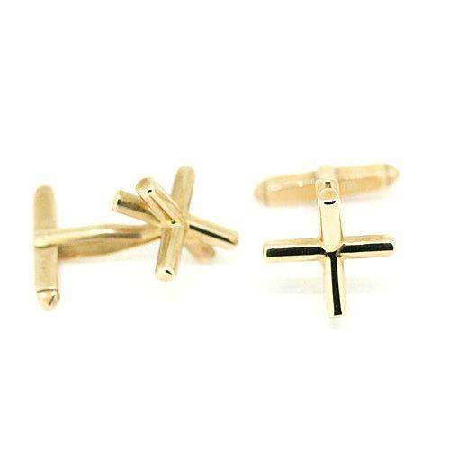 9 Carat Gold Cufflink -GCL157-Ogham Jewellery