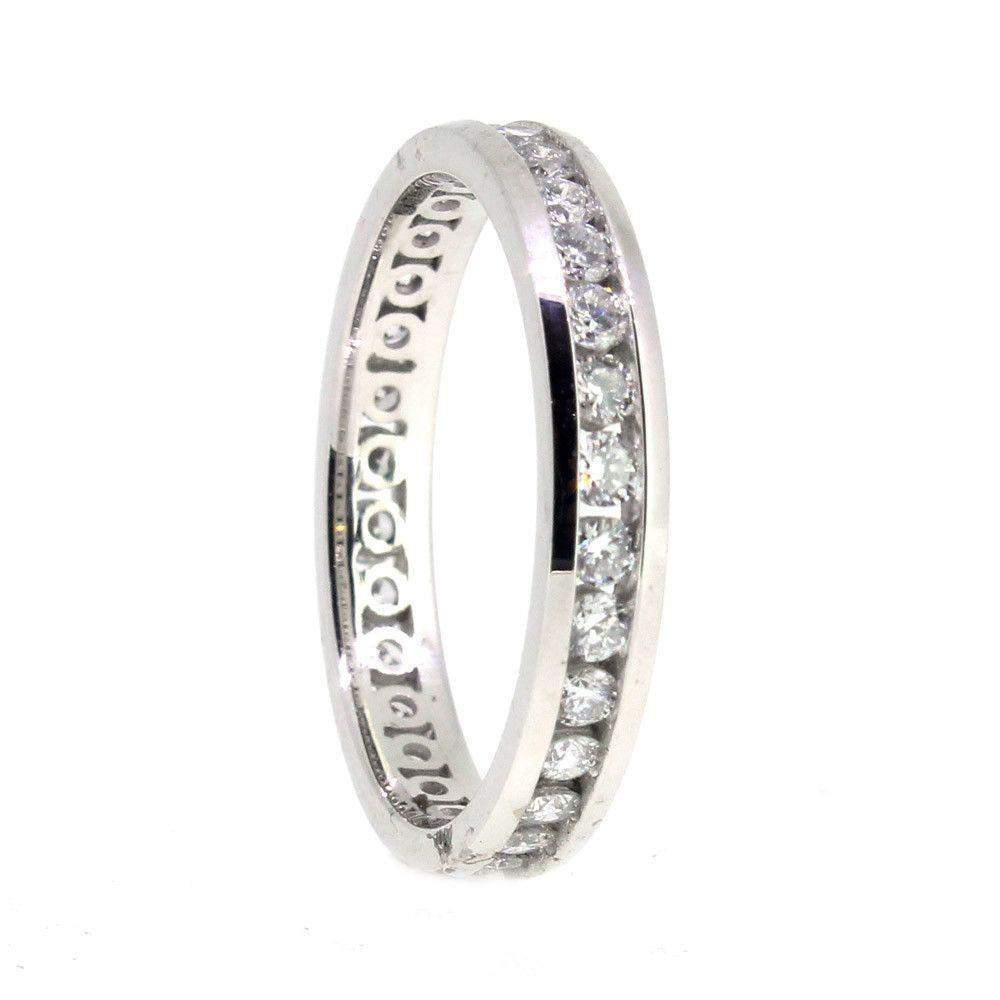 White Gold and Diamond Quarter Carat Eternity ring-Ogham Jewellery