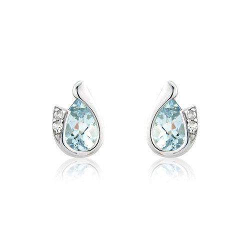 White gold 2025 earrings beaverbrooks