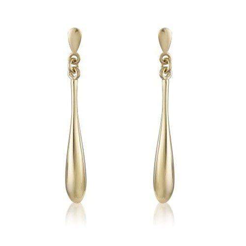 9ct Yellow or White Gold Earrings - MM7K67W-Ogham Jewellery