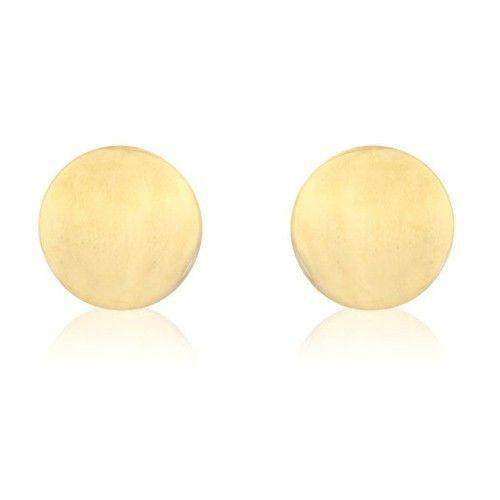 9ct Yellow, White or Rose Gold Stud Earrings - MM7685Q-Ogham Jewellery