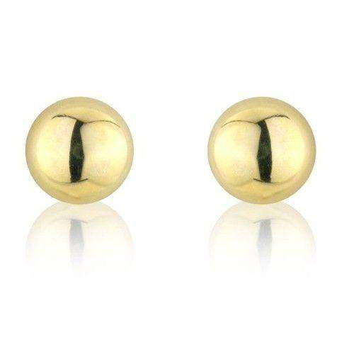 9ct Yellow, White or Rose Gold Stud Earrings - MM8663Q-Ogham Jewellery