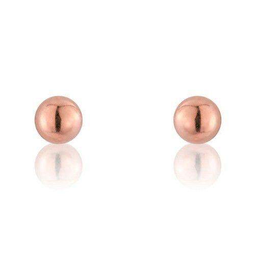 9ct Yellow, White or Rose Gold Stud Earrings - MM8983Q-Ogham Jewellery