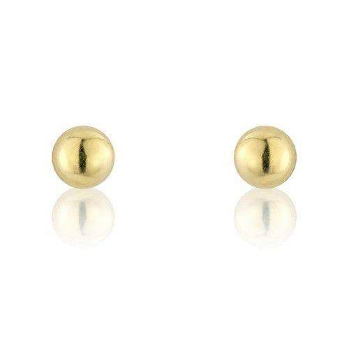 9ct Yellow, White or Rose Gold Stud Earrings - MM8983Q-Ogham Jewellery