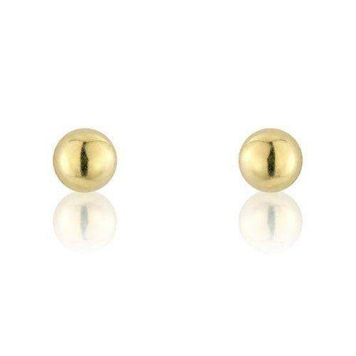 9ct Yellow, White or Rose Gold Stud Earrings - MM8983Q-Ogham Jewellery