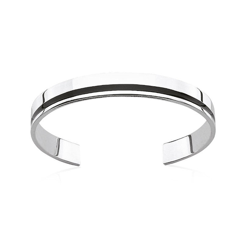 Steel And Resin Bangle for Men - B752B