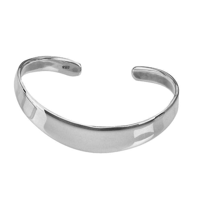 Sterling Silver Open Bangle  - BT0016