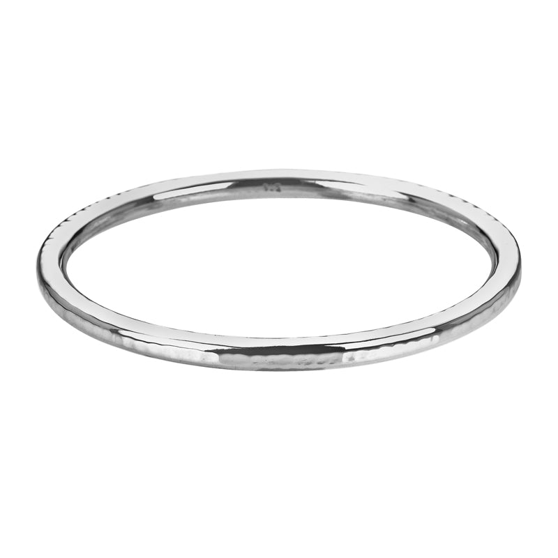 Textured Sterling Silver Bangle - BT0168 Tianguis Jackson