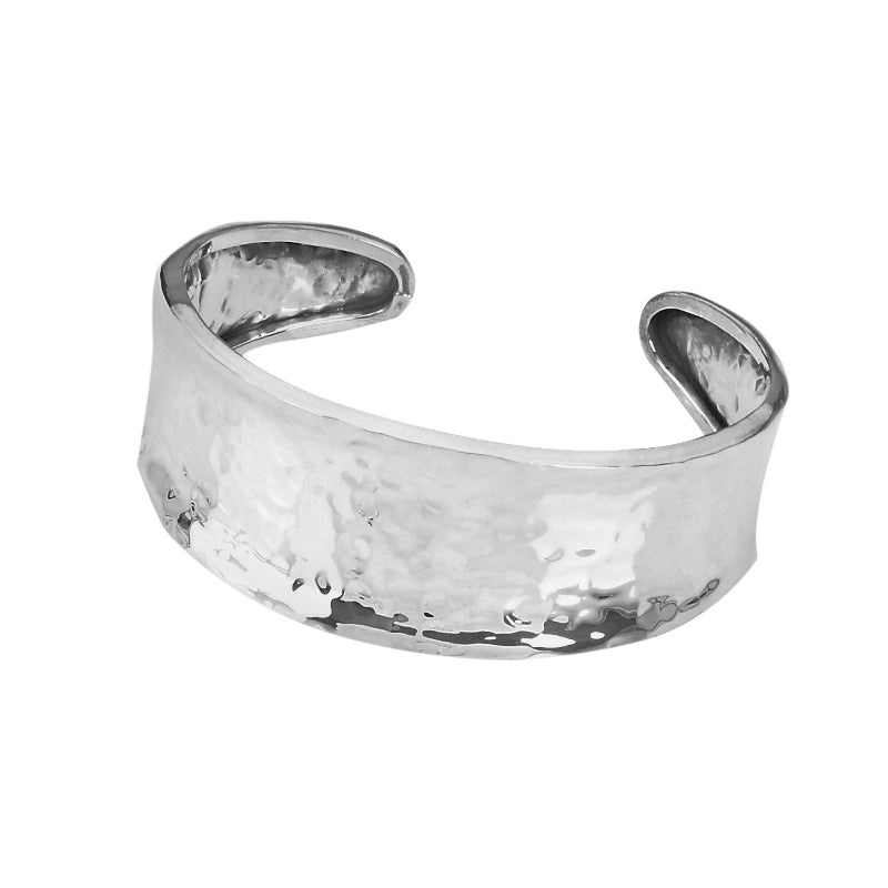 Sterling Silver Open Cuff Bangle  - BT0186