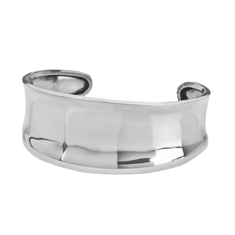 Sterling Silver Open Cuff Bangle  - BT0190