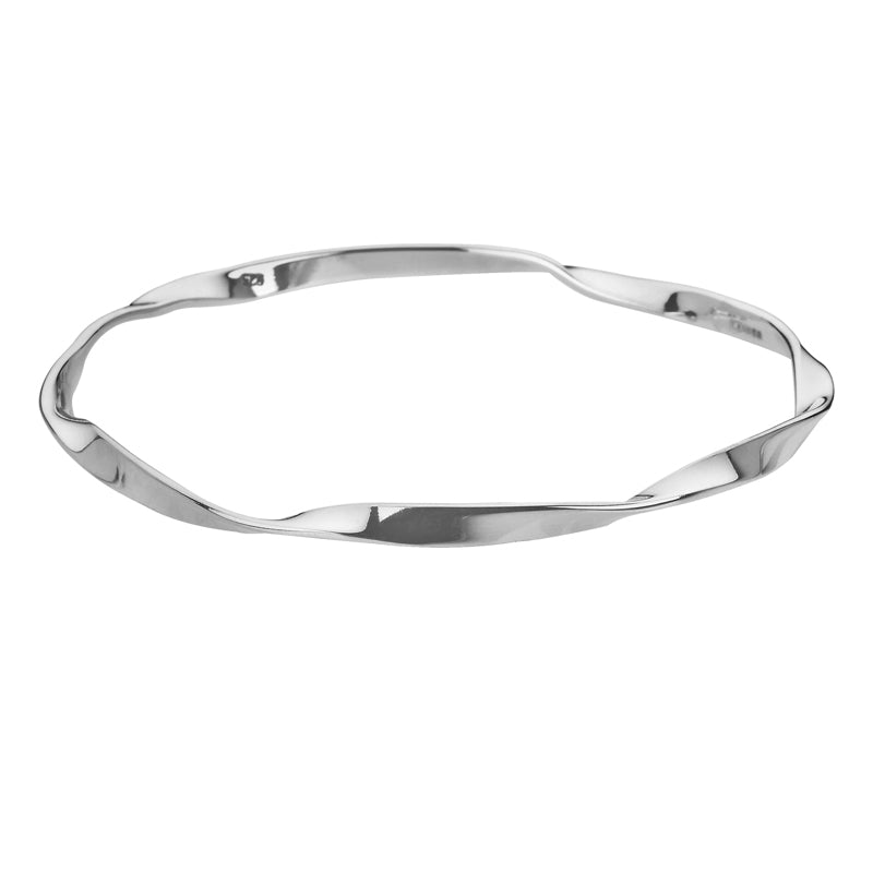 Contemporary Sterling Silver Bangle - BT1396 Tianguis Jackson
