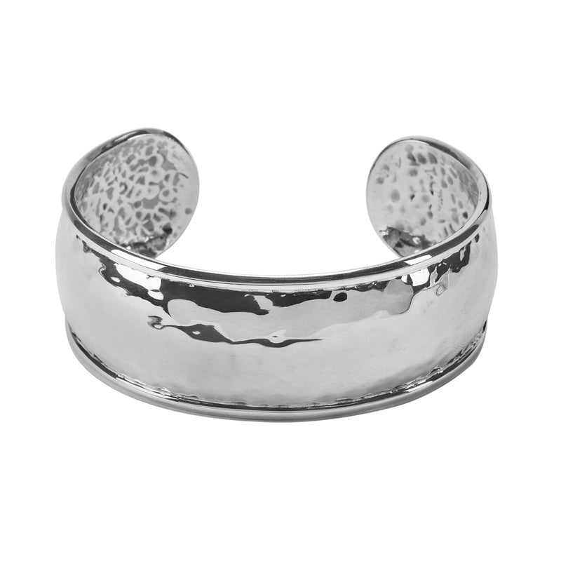 Large Sterling Silver Cuff Bangle - BT1906 Tianguis Jackson