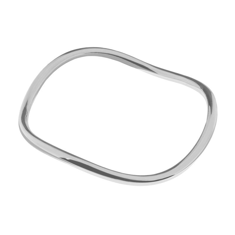 Contemporary Sterling Silver Bangle - BT2161