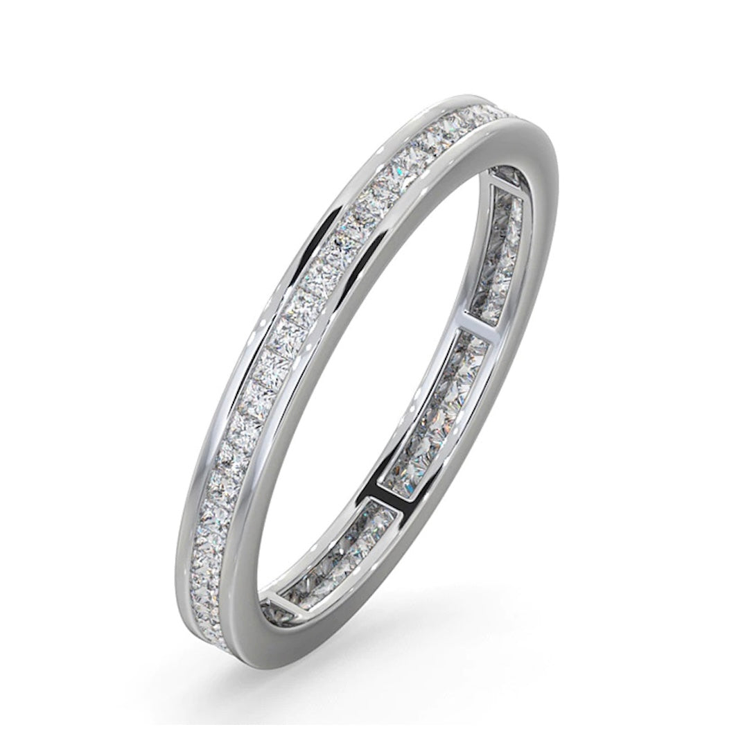 Princess Cut Diamond Wedding Ring  .50 Carat Diamonds