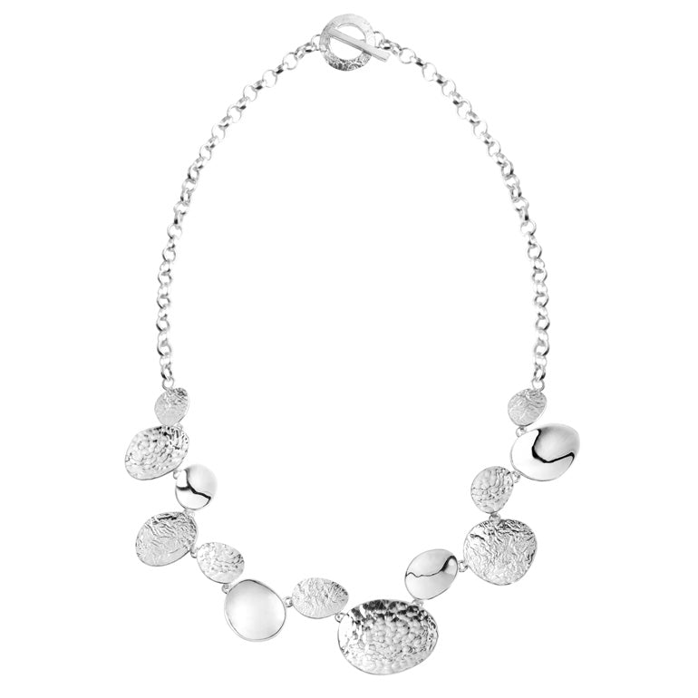 Chris Lewis Sterling Silver Contemporary Necklace - 29