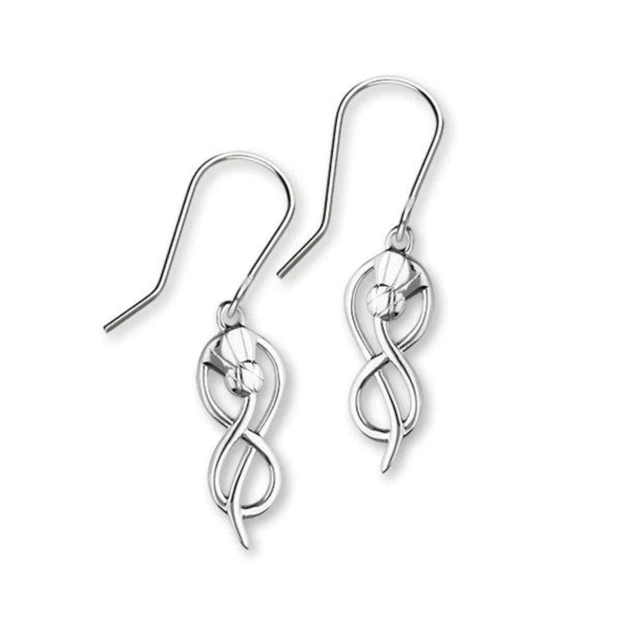 Sterling Silver Drop Earrings - E1517 Ortak