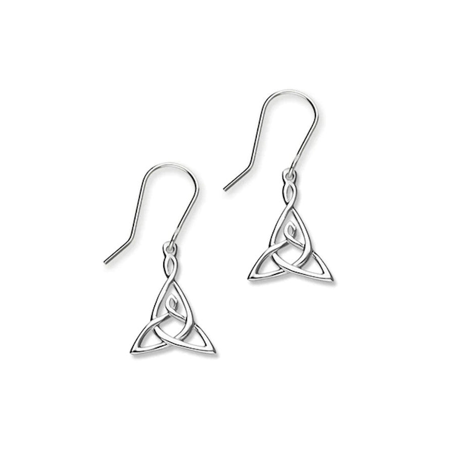 Sterling Silver Celtic Drop Earrings - E1938 Ortak