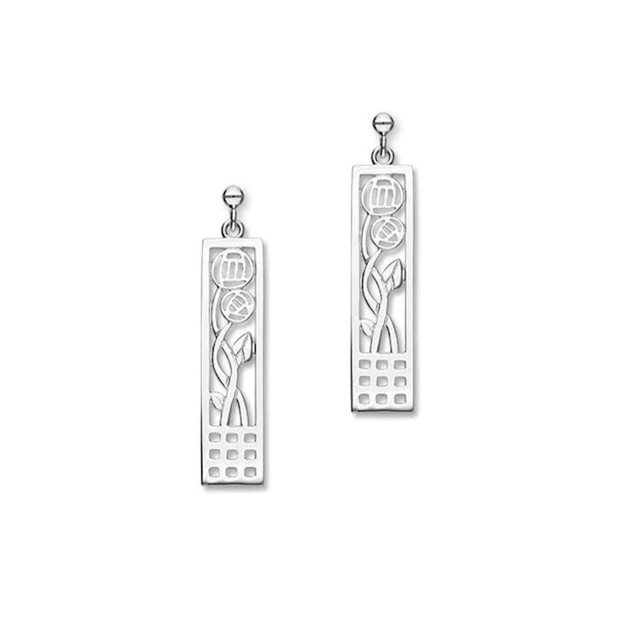 Mackintosh Sterling Silver Drop Earrings - E475 Ortak