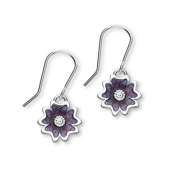 Primula Scotica Sterling Silver Drop Earrings - EE621 Ortak