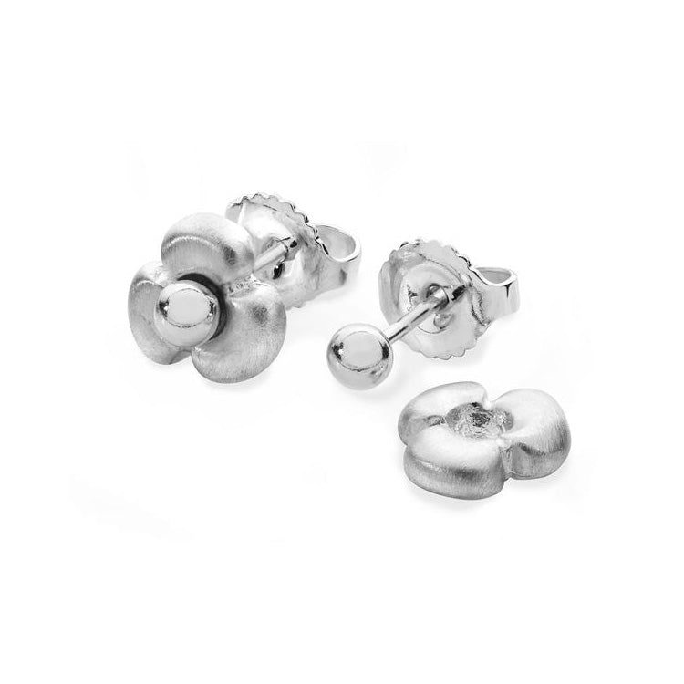 Elska Sterling Silver or Silver and 9ct Yellow Gold Stud Earrings - 14144