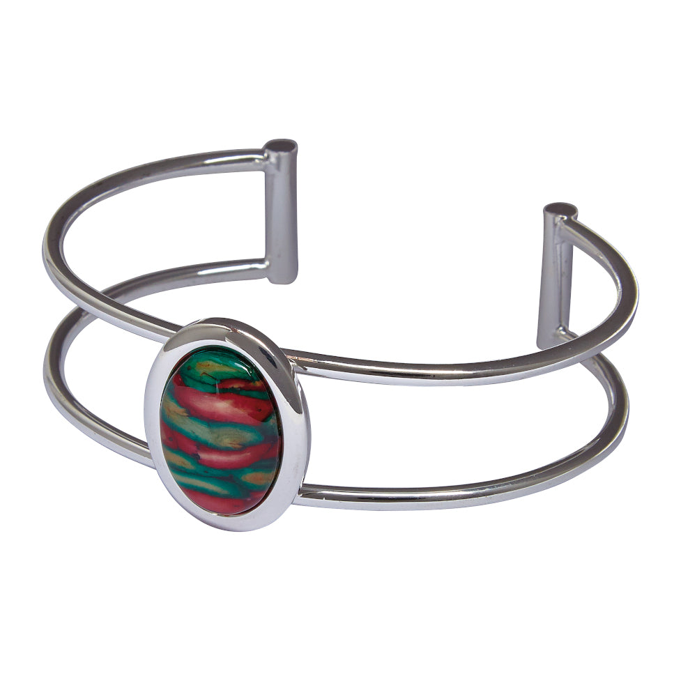 Heather Double Bar Bangle - HBA12