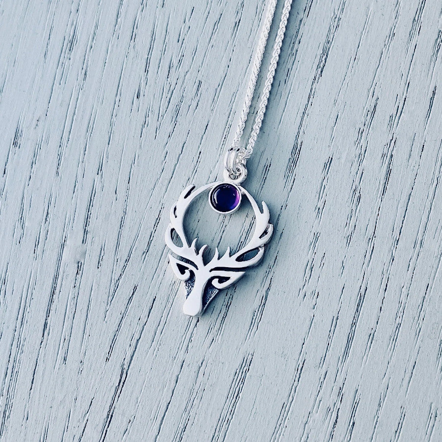 Highland Stag Medium Pendant