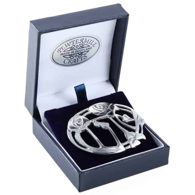 Mackintosh Pewter  Brooch19 Pewtermill