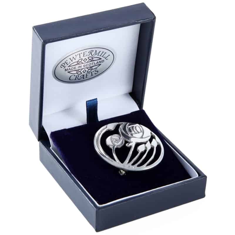 Mackintosh Pewter  Brooch b20 Pewtermill