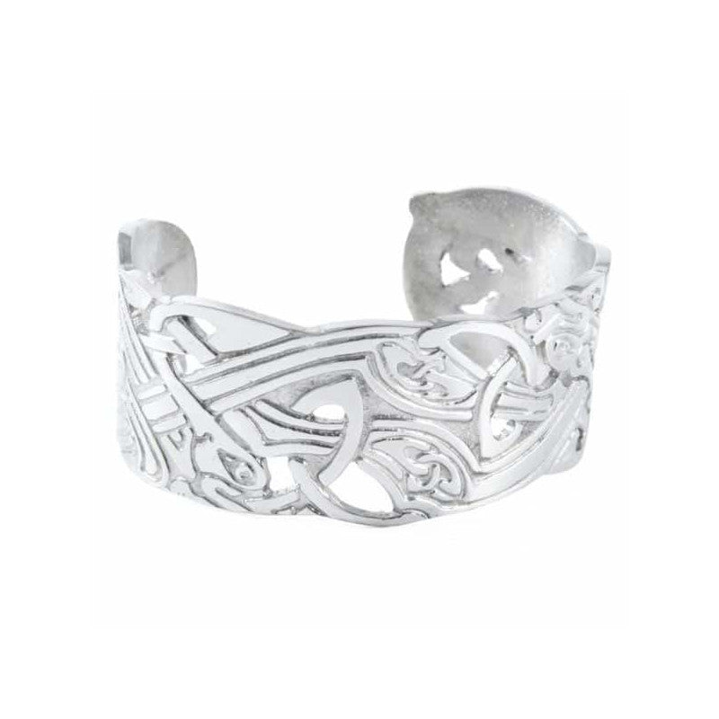 Pewter Celtic Knot Bangle.BN8 Pewtermill